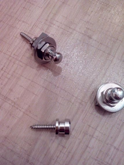 Стреплоки для электрогитары straplocks держатель ремня хромовые | Зображення 7