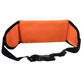 Сумка для бега на пояс RunningBag с карманом на бутылку Оранжевая