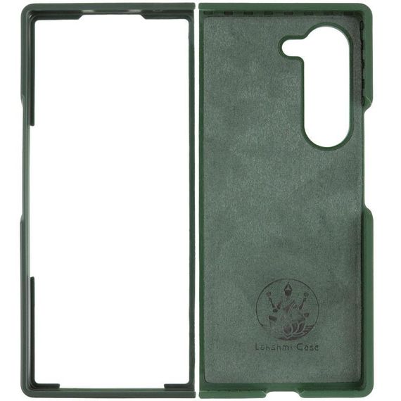 Чохол Foldables Silicone Cover Lakshmi (AAA) для Samsung Galaxy Z Fold6 Білий / White Зелений / Cyprus Green | Зображення 2