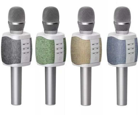 Портативний бездротовий караоке мікрофон 2в1 Функція Bluetooth Колонки + режим фонограми Tosing XR-27 Сірий (XR-27_1340) | Зображення 2