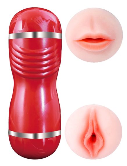 Мастурбатор із двома входами BOSS CLEO Double Delight 3.0, BS2600133 Sex Aura | Зображення 1