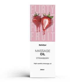 Массажное масло - Satisfyer Massage Oil Strawberry, 250 мл Sex Aura