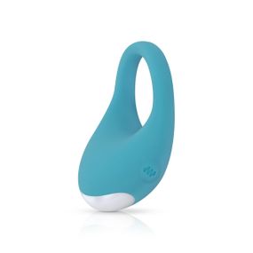 Эрекционное кольцо с вибрацией Cala Azul – Jose Vibrating Cockring, 10 режимов Sex Aura