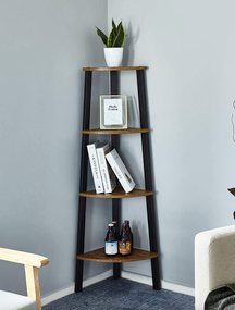 Етажерка Leobert Wooden кутова в стилі Loft