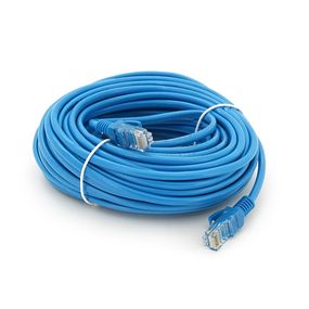Патч-корд литой RITAR,CCA,UTP,RJ45,Cat.5e,15m,синий Q100