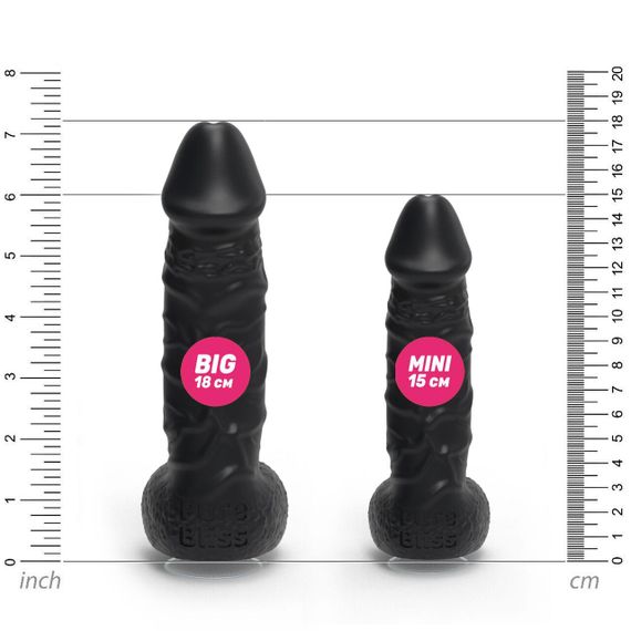 Крафтове мило-член із присоскою Pure Bliss MINI Black, натуральне Sex Aura | Зображення 5