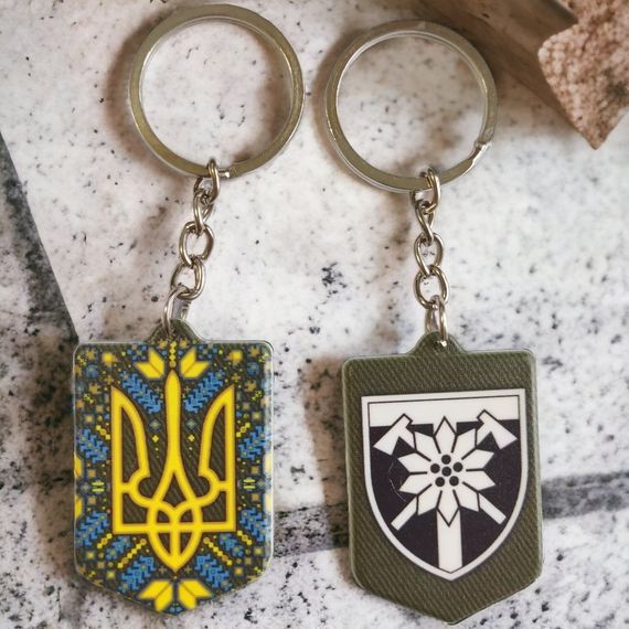Брелок гумовий 128 окрема гірсько-штурмова Закарпатська бригада | Зображення 3