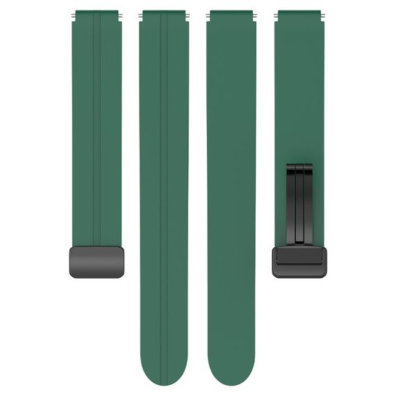 Ремінець Line Magnetic для Xiaomi Mi Band 9/8 Зелений / Green | Зображення 2