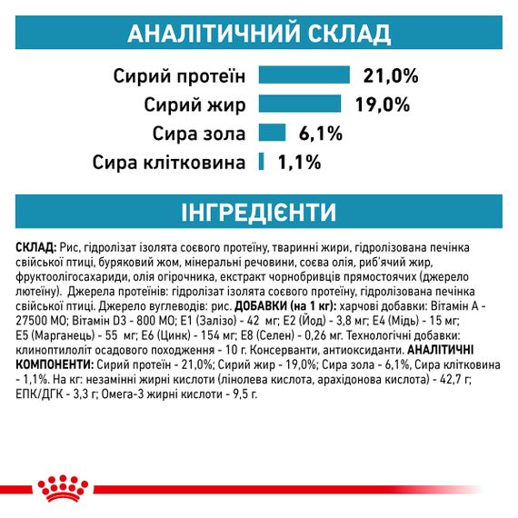 Сухий Корм Royal Canin HYPOALLERGENIC DOG для собак при небажаної реакції на корм. 2 кг | Зображення 4