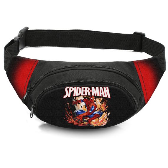 Сумка-бананка дитяча з принтом Людина-павук поясна сумка для хлопчика (4682)