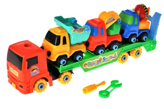 Автовоз конструктор 8636A в кульку р.43x5x6 см YG Toys | Зображення 2