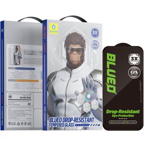Захисне 2.5D скло Blueo Drop-Resistant (35+ KG) для Apple iPhone 17 / 17 Pro / 16 Pro (6.3") Чорний