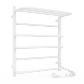 Електрична рушникосушарка Laris Зебра Комфорт ЧФ6 500 х 600 Е з полицею (підкл. справа) R3