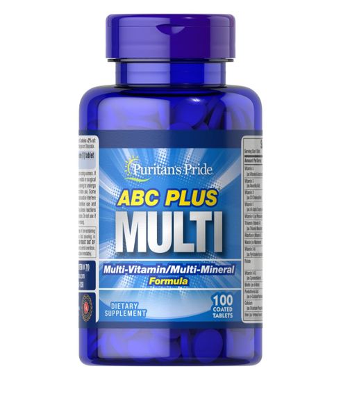 Витаминно-минеральный комплекс Puritan's Pride ABC Plus Multivitamin 100 Tabs