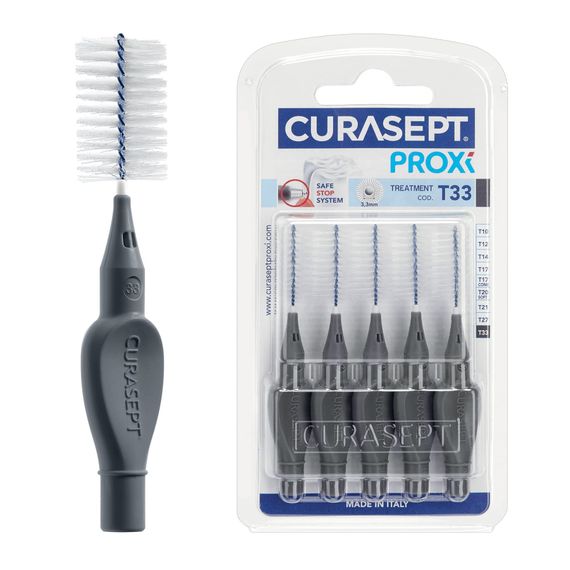Йоржик міжзубний CURASEPT PROXI T33, колір антрацит, 5шт