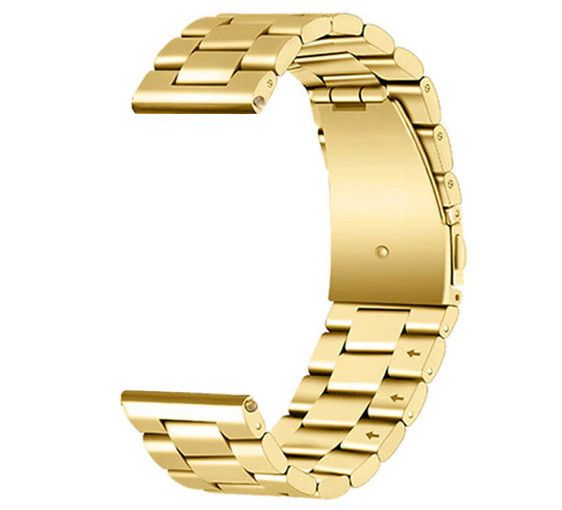 Металевий ремінець Primo для годинника Samsung Gear S3 Classic SM-R770/Frontier RM-760 - Gold | Зображення 1