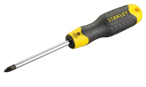 Викрутка Stanley Cushion Grip, хрестова, PZ 2x100 мм (1-64-974)