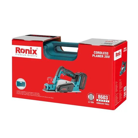 Електрорубанок акумуляторний Ronix 8603 | Зображення 8