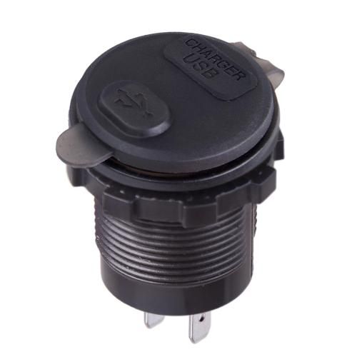 Автомобільний зарядний пристрій  USB 5-12V3.0A + TYPE-C+PD 12-24V урізне в планку + вольтметр | Зображення 2