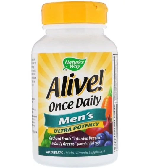Вітамінно-мінеральний комплекс Nature's Way Alive! Once Daily Men's 60 Tabs NWY-15685