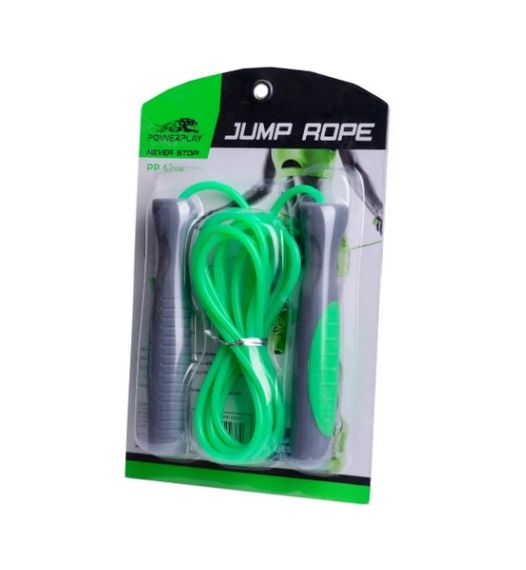 Скакалка PowerPlay 4204 Classic Jump Rope Зелена 2,7 м (PP_4204_Green) | Зображення 1