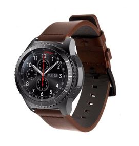 Кожаный ремешок Primo Classic для часов Samsung Gear S3 Classic SM-R770 / Frontier RM-760 - Coffee