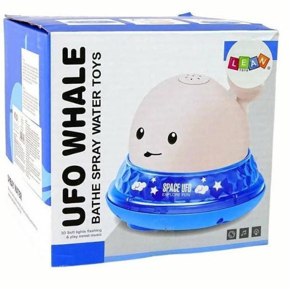 Игрушка двигающаяся музыкальная для ванной Кит Белая