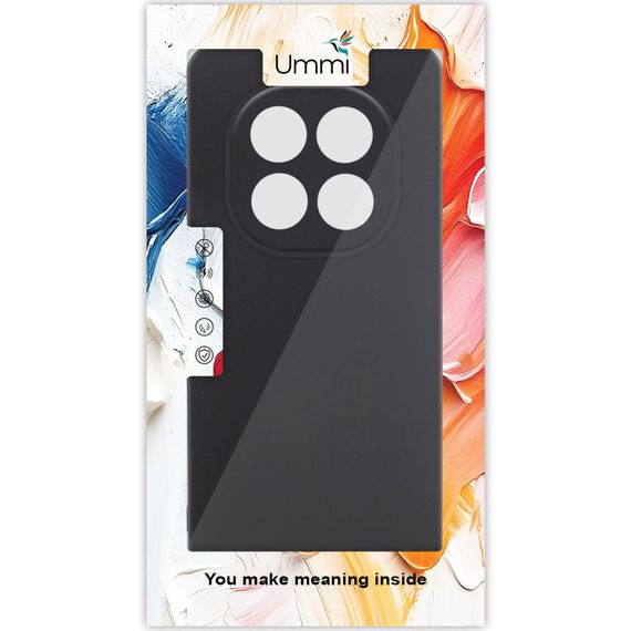 Чохол Silicone Cover Ummi Lakshmi Full Camera (AA) для Xiaomi Poco X7 Чорний / Black | Зображення 1