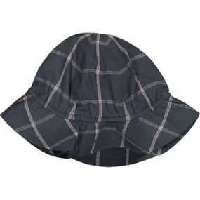 Дитяча бавовняна панама Green Cotton 6-12 міс Темно-сіра (251112132)