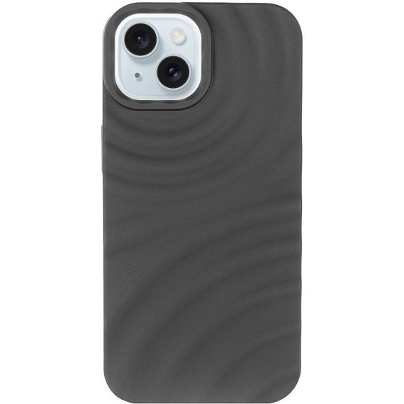 Чехол TPU MonoWave для Apple iPhone 15 (6.1") Black | Зображення 1
