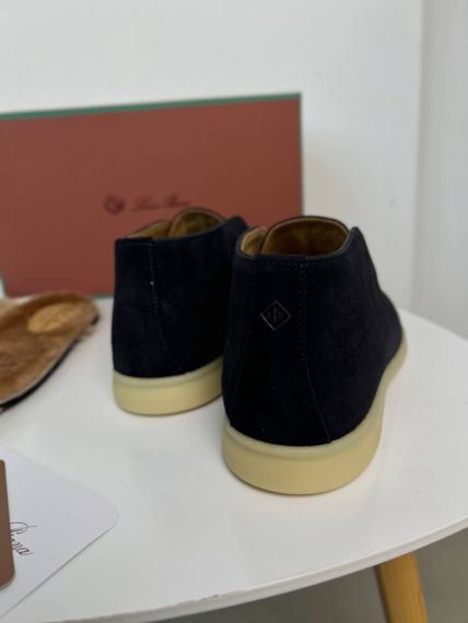 Лофери Loro Piana Open Walk чорного кольору ob437 | Зображення 6