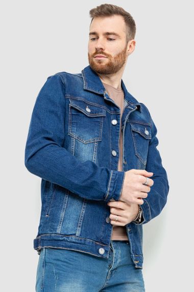 Джинсова куртка чоловіча, колір синій, 157R4598 | Зображення 2