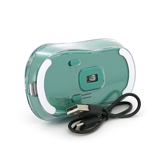 Миша бездротова JEDEL WD141T-G, 1200, 2.4 GHz+Bluetooth 5.0, 3.7V 300mAh, Type-C заряджання. 109x60x32 мм. 69 р. | Зображення 3