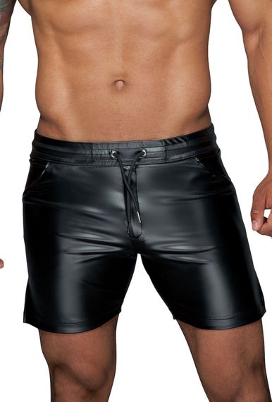 Чоловічі шорти з мокрим ефектом Noir Handmade H061 Powerwetlook shorts, XL | Зображення 1