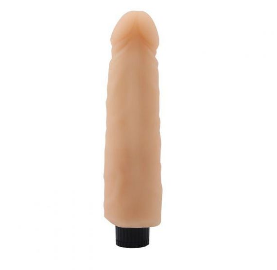Вібромасажер 7.5" Vibrating Cock No.04, Flesh sexstyle | Зображення 2