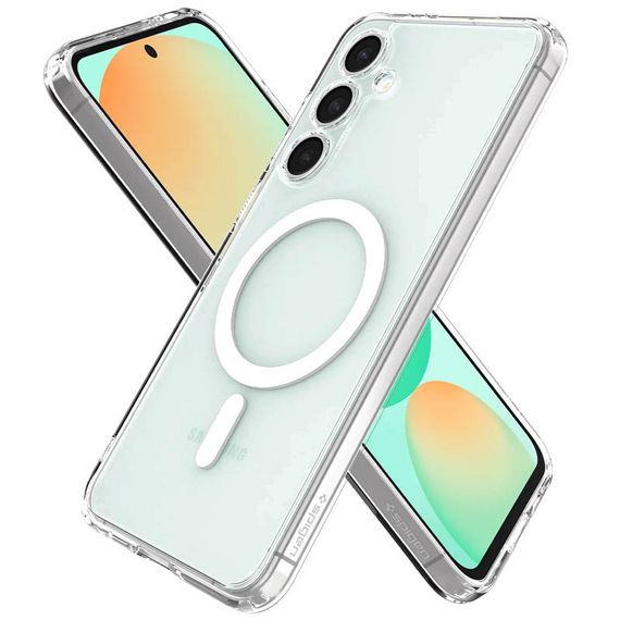 Чохол SGP Ultra Hybrid (MagFit) для Samsung Galaxy S25 Прозорий | Зображення 1