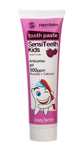 Дитяча зубна паста FREZYDERM SENSITEETH KID'S TOOTHPASTE 500ppm, 50 мл.