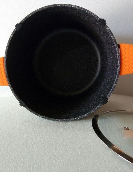 Каструля Bohmann BH-7351-28MRB, 7.5 л, 28 см, алюмінієва з кришкою та антипригарним покриттям | Зображення 4