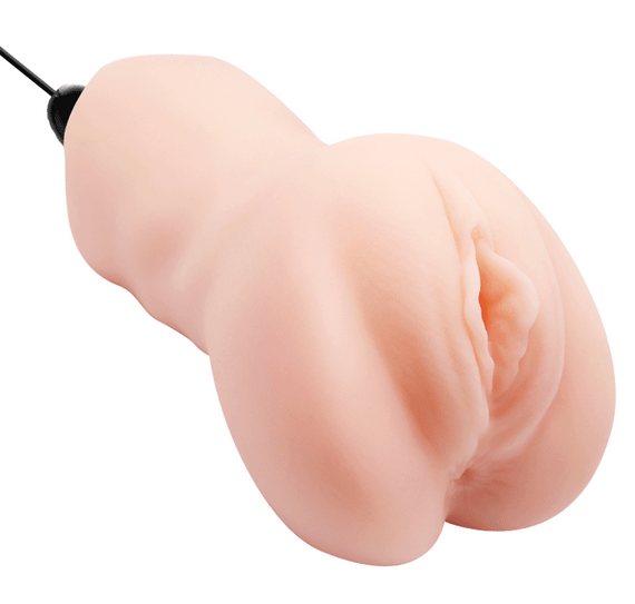 Мастурбатор з вібрацією CRAZY BULL-Realistic Pocket Pussy, BM - 009228Z Sex Aura | Зображення 4