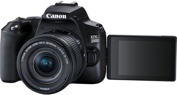 Цифровая фотокамера зеркальная Canon EOS 250D kit 18-55 IS STM Black (3454C007) | Зображення 9