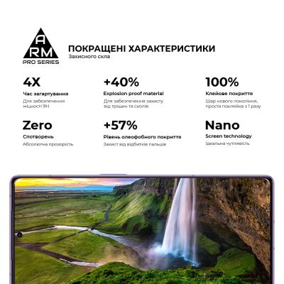 Стекло защитное Armorstandart Pro Google Pixel 9a Black (ARM83564) | Зображення 4