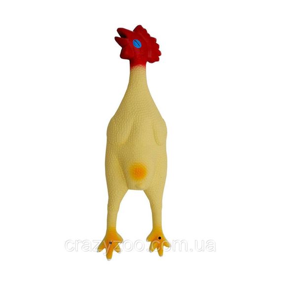 Іграшка для собак Croci курка латекс з пищалкою 45 см C6098518
