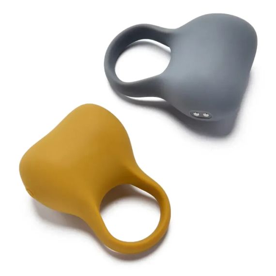 Ерекційне віброкільце Sweet Em Silky Ring з пультом, жовте, 7,6 х 5,7 см sexstyle | Зображення 3