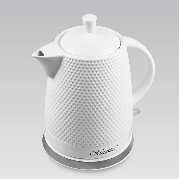 Электрочайник керамический Maestro MR-069-WHITE, 1.5 л, 1500 Вт | Зображення 1