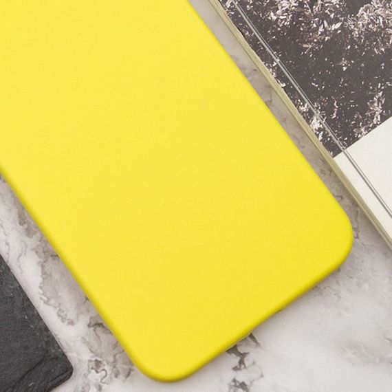 Чехол Silicone Cover Lakshmi Full Camera (AAA) для Xiaomi Redmi A3 Желтый / Yellow | Зображення 1