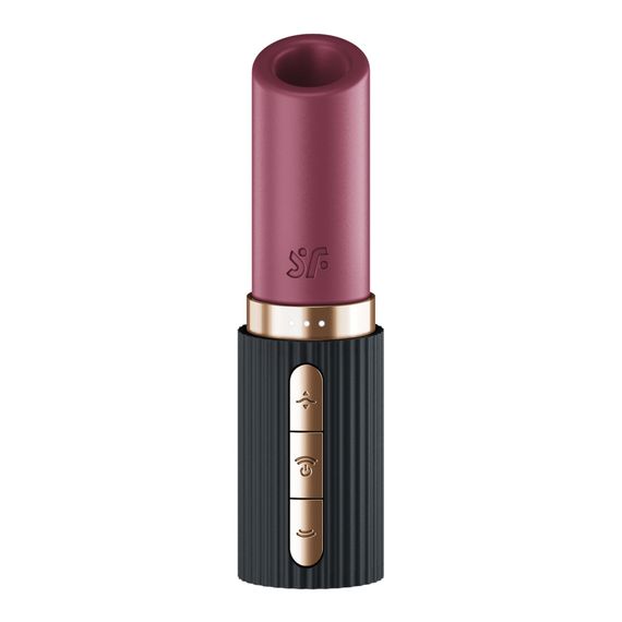 Вакуумний стимулятор Satisfyer Deep Kiss, магнітна технологія 3D Air Pulse, 30 режимів, кришечка