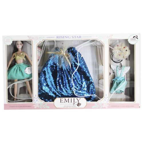 Уценка. Игровой набор "Emily: Рюкзачок+кукла"  - повреждена упаковка