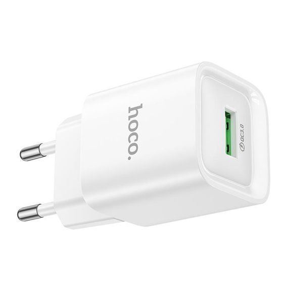 СЗУ Hoco C145A Charm QC3.0 18W (1USB-A) White | Зображення 2