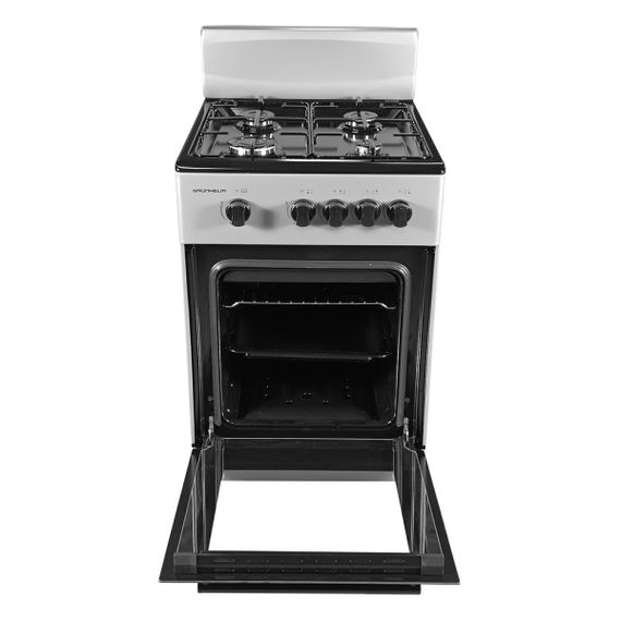 Плита газовая Grunhelm G4F5600W серая | Зображення 3