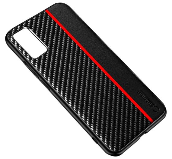 Чохол Primolux Cenmaso для Huawei P40 - Black&Red | Зображення 2